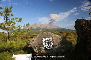 桜島溶岩なぎさ遊歩道　歌碑めぐり　10